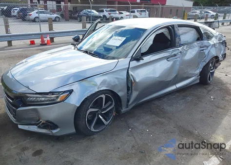 2021 Honda Accord Sport z USA, uszkodzony, nr VIN 1HGCV1F30MA100848
